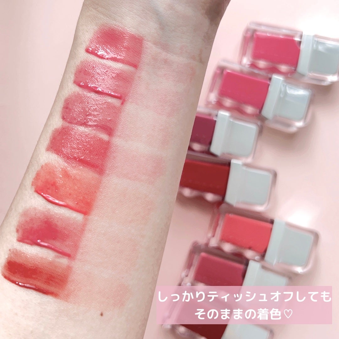 フローウェーブティント/COSNORI/リップティントを使ったクチコミ(3枚目)