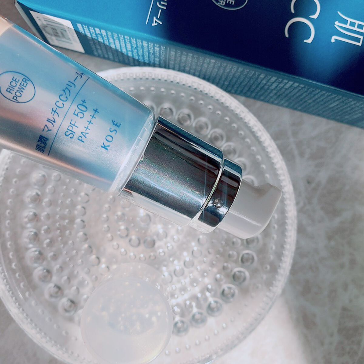 肌潤　マルチCCクリーム/米肌/CCクリームを使ったクチコミ（3枚目）