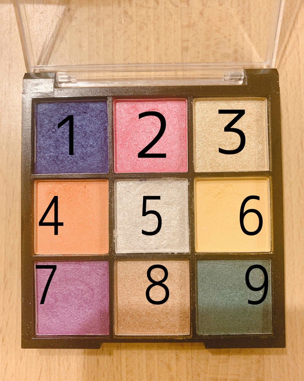 UR GLAM BLOOMING EYE COLOR PALETTE/U R GLAM/アイシャドウパレットを使ったクチコミ(2枚目)