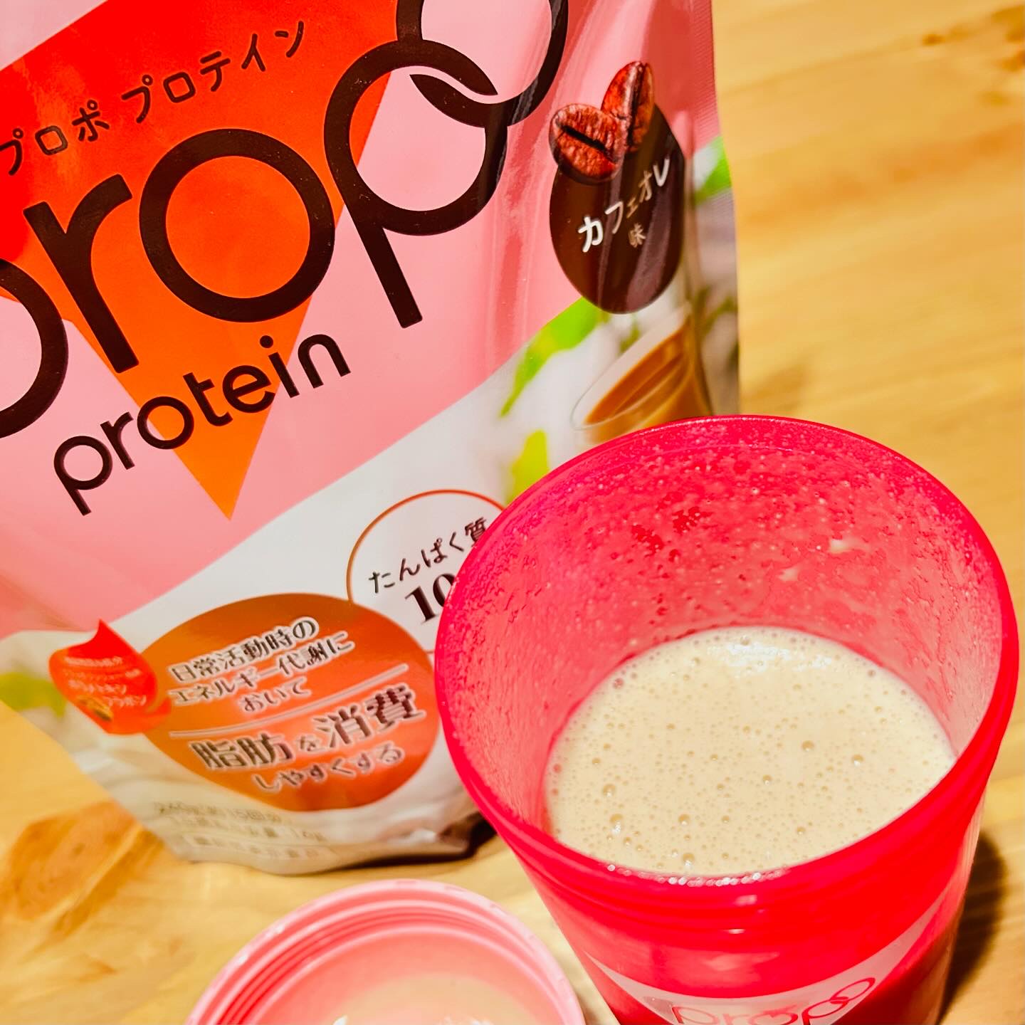 プロポ プロテイン(カフェオレ味)/ロート製薬/その他プロテインを使ったクチコミ（3枚目）