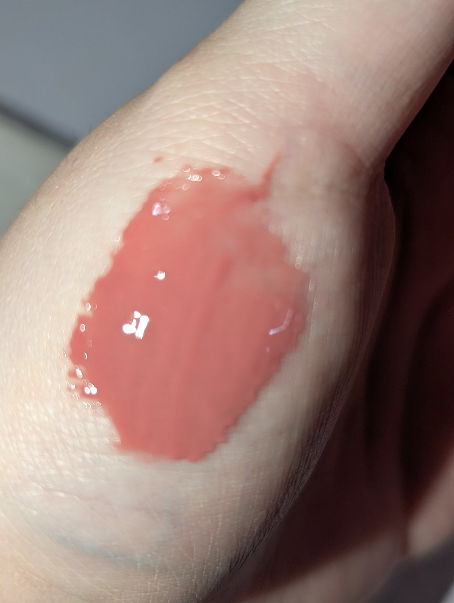 ウォンジョンヨ　キャンディーグロウティント 01 チャイティーピンク/Wonjungyo/リップティントを使ったクチコミ（3枚目）