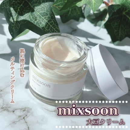 大豆クリーム/mixsoon/フェイスクリームを使ったクチコミ(1枚目)