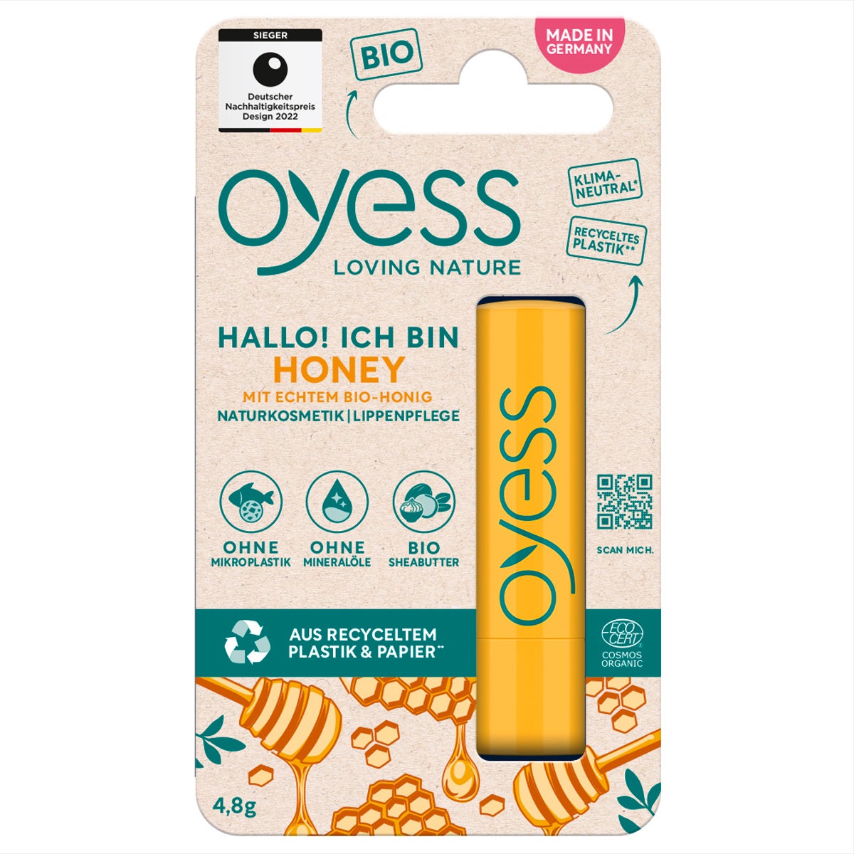 Oyess リップクリーム ハニー