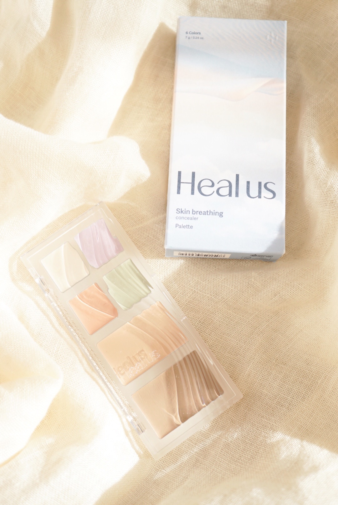 ブリージングコンシーラーパレット/Healus/パレットコンシーラーを使ったクチコミ（1枚目）