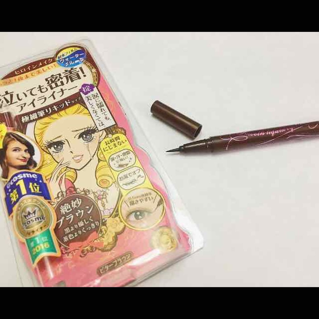 スムースリキッドアイライナー スーパーキープ/ヒロインメイク/リキッドアイライナーを使ったクチコミ(2枚目)