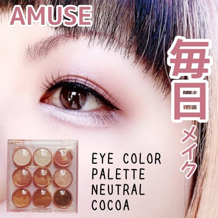 アイカラーパレット/AMUSE/アイシャドウパレットを使ったクチコミ(1枚目)
