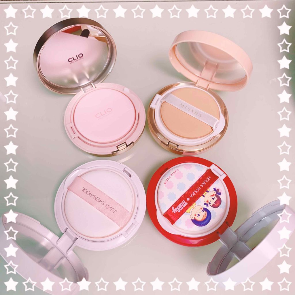 Holika Holika ペコちゃん ハードカバー パーフェクト クッション /HOLIKA HOLIKA/クッションファンデーションを使ったクチコミ（2枚目）