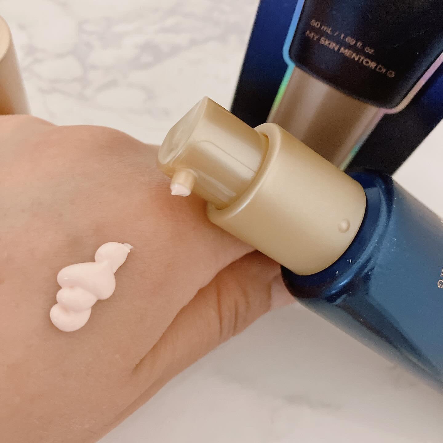 ブラックスネイルグルタチオントーンアップサン/Dr.G/日焼け止めクリームを使ったクチコミ（2枚目）