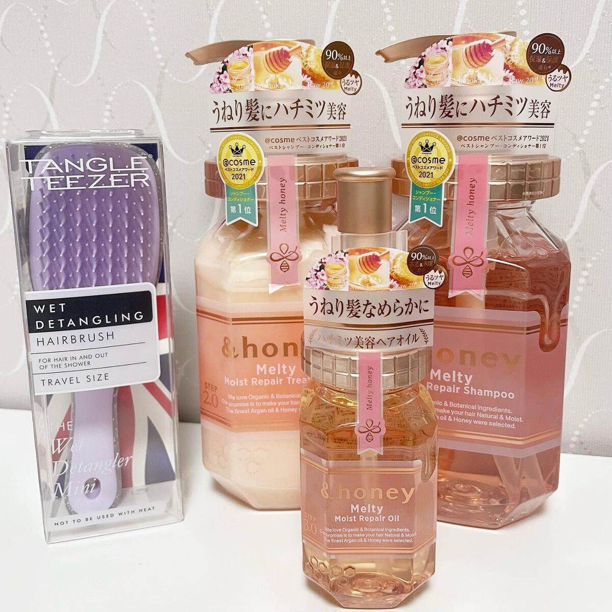 &honey Melty モイストリペア シャンプー1.0/モイストリペア ヘアトリートメント2.0/&honey/市販シャンプーを使ったクチコミ(1枚目)