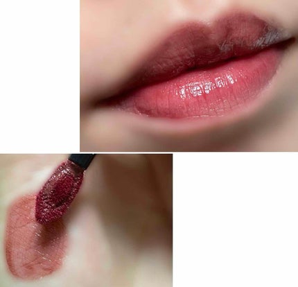 ルージュ ピュールクチュール ヴェルニ ウォーターグロウ/YVES SAINT LAURENT BEAUTE/口紅を使ったクチコミ(2枚目)