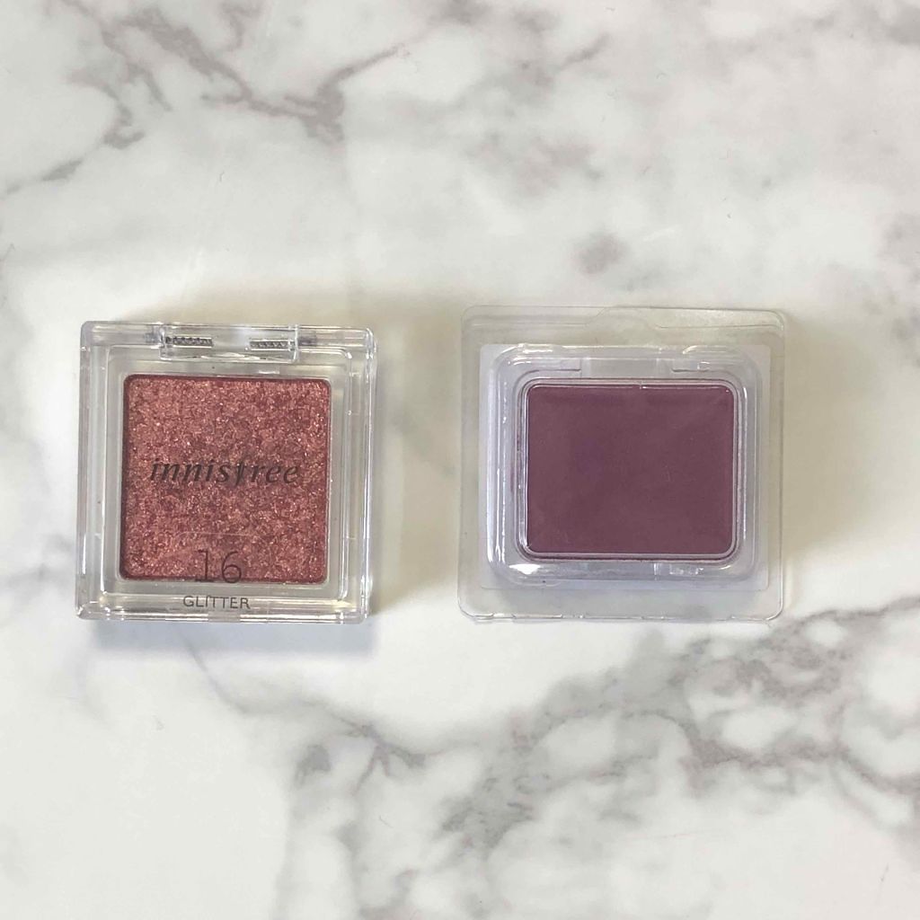マイアイシャドウ グリッター/innisfree/単色アイシャドウを使ったクチコミ（2枚目）