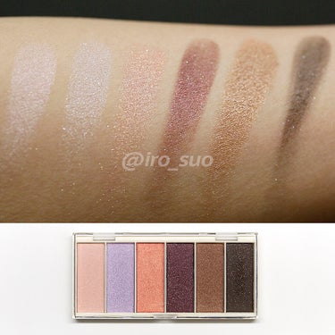 【100均コスメ】miia・6colors eyeshadow・SWEET【swatch】
ダイソーで購入したmiiaコラボ6colors eyeshadowのSWEET。
価格は100円。
6色