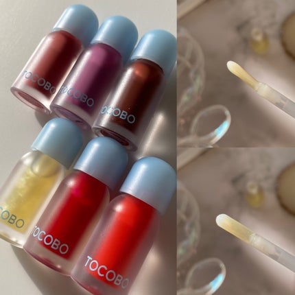 ジューシーベリープランピングリップオイル/TOCOBO/リップグロスを使ったクチコミ(4枚目)