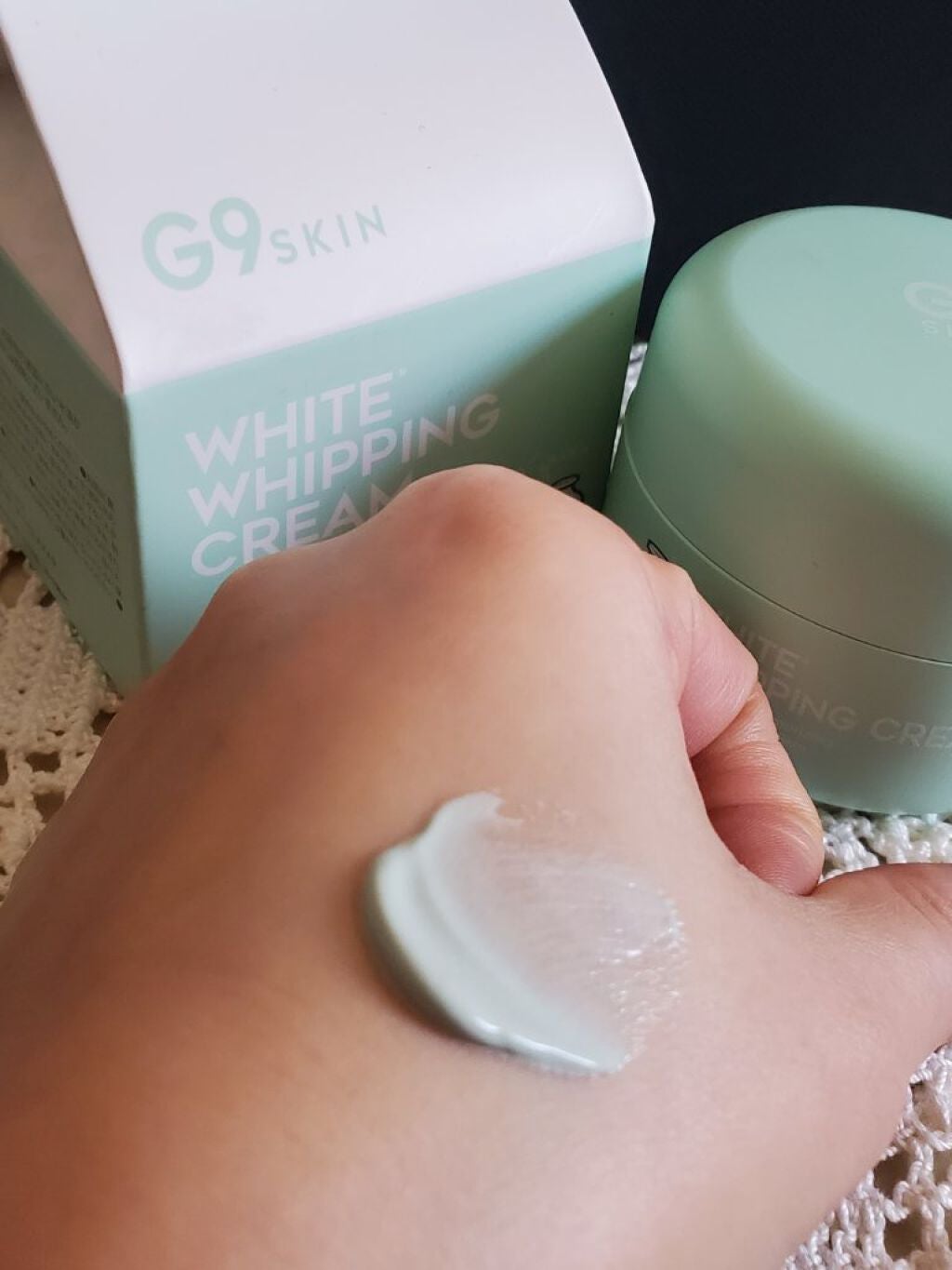 WHITE WHIPPING CREAM(ウユクリーム)/G9SKIN/化粧下地を使ったクチコミ(3枚目)