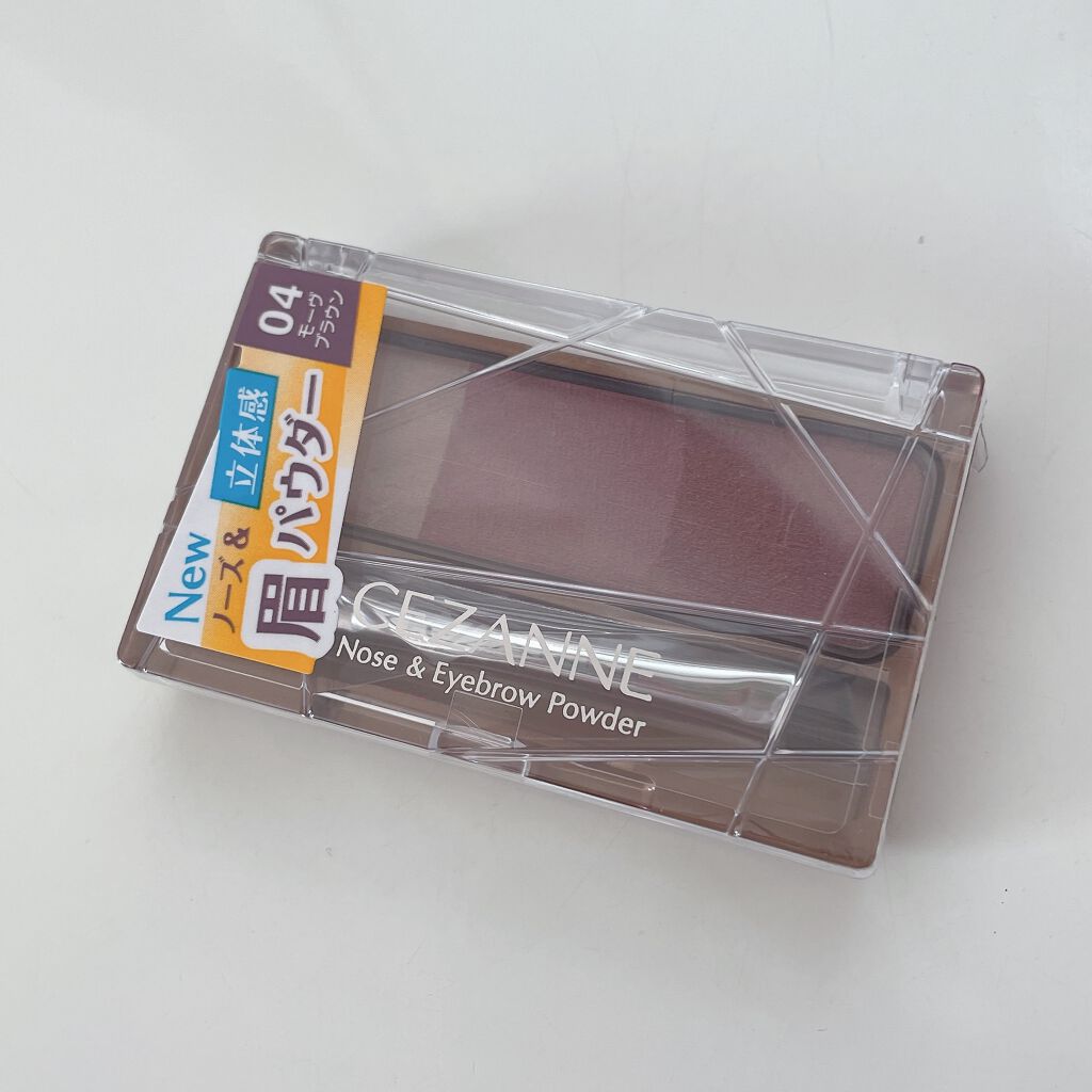 ノーズ&アイブロウパウダー/CEZANNE/パウダーアイブロウを使ったクチコミ(2枚目)