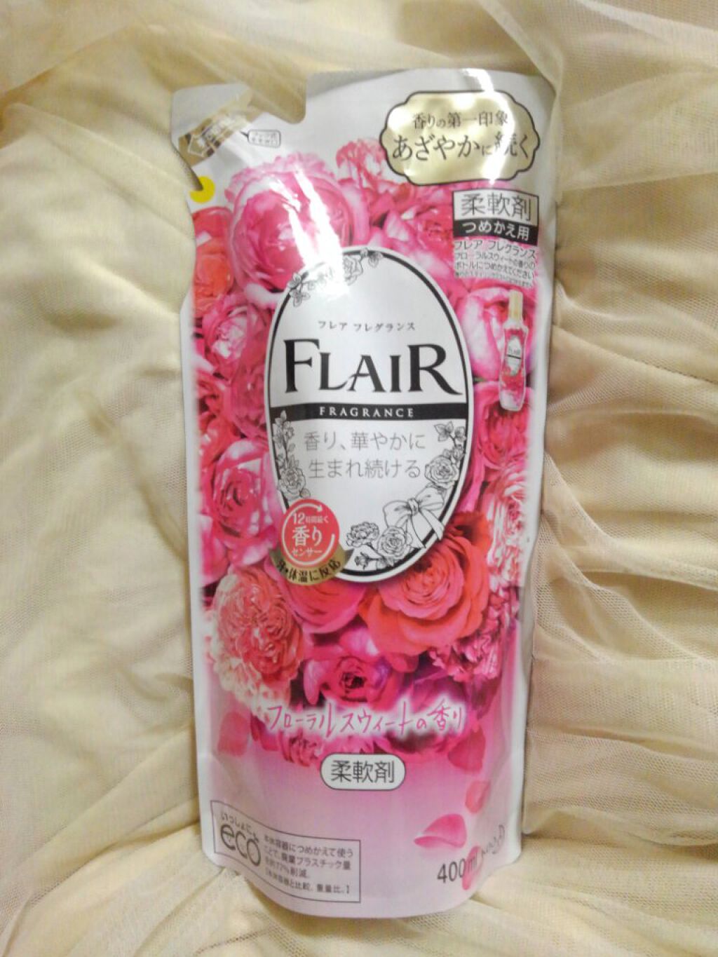 フレア フレグランス フローラルスウィートの香り/ハミングフレア/柔軟剤を使ったクチコミ(1枚目)