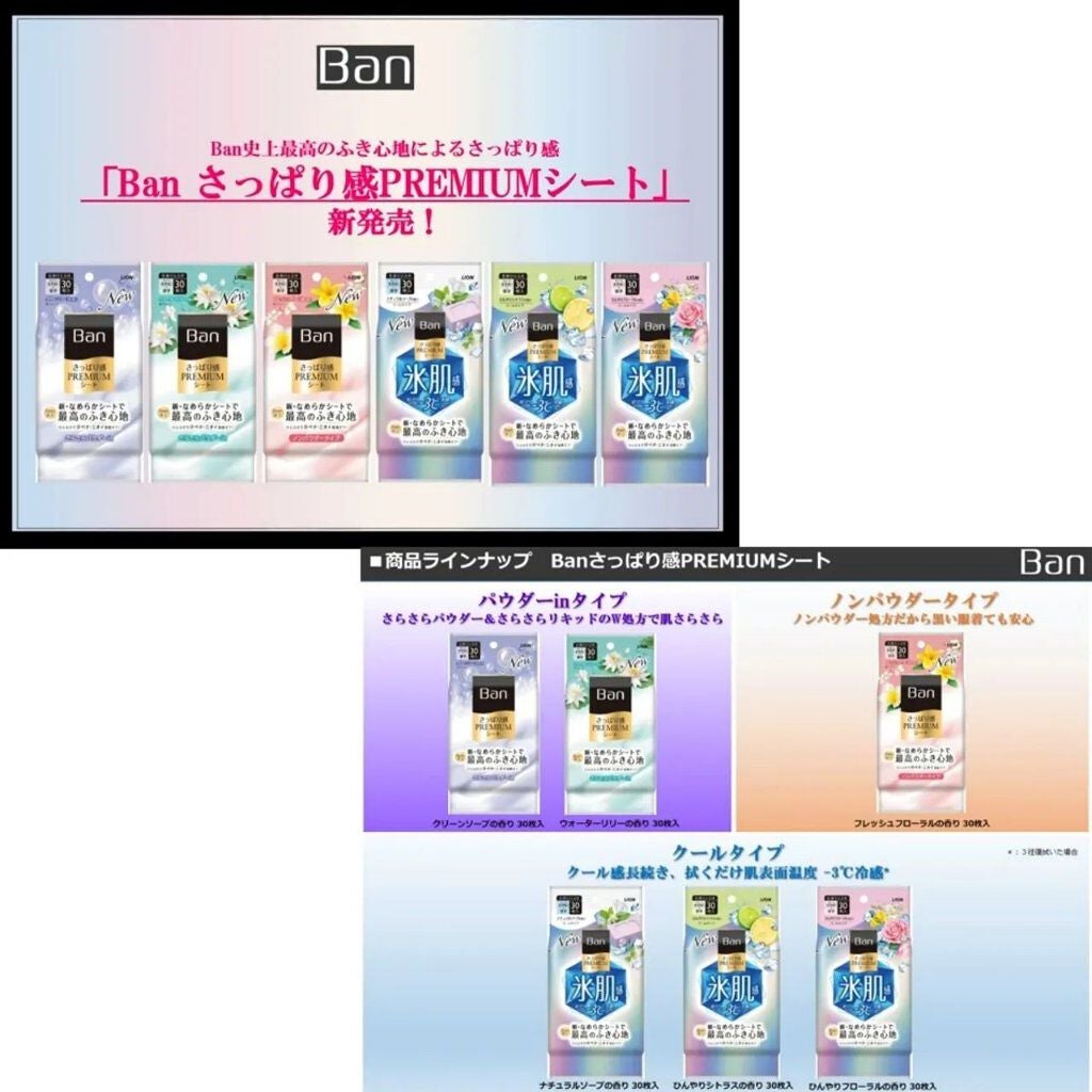 さっぱり感PREMIUMシート パウダーinタイプ /Ban/デオドラント・制汗剤を使ったクチコミ(6枚目)