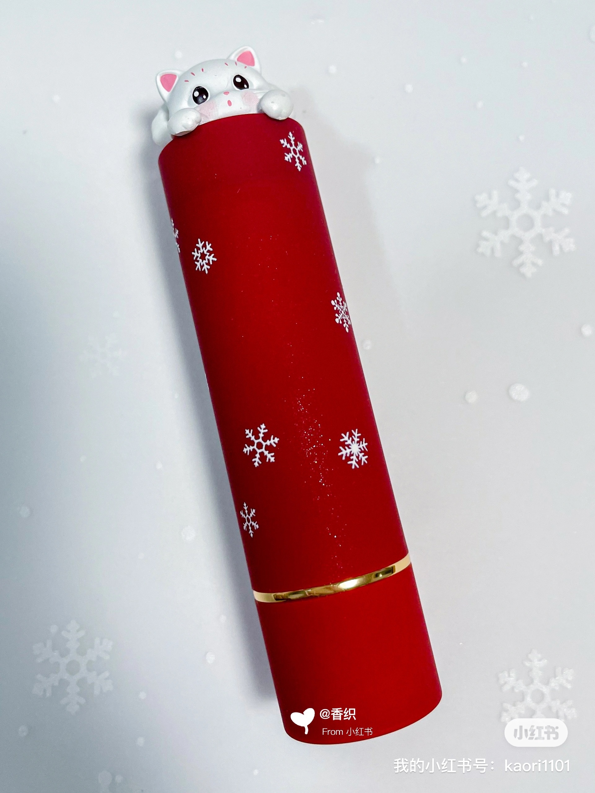 雪降る故宫の猫ちゃんリップ/和玺/口紅を使ったクチコミ（2枚目）