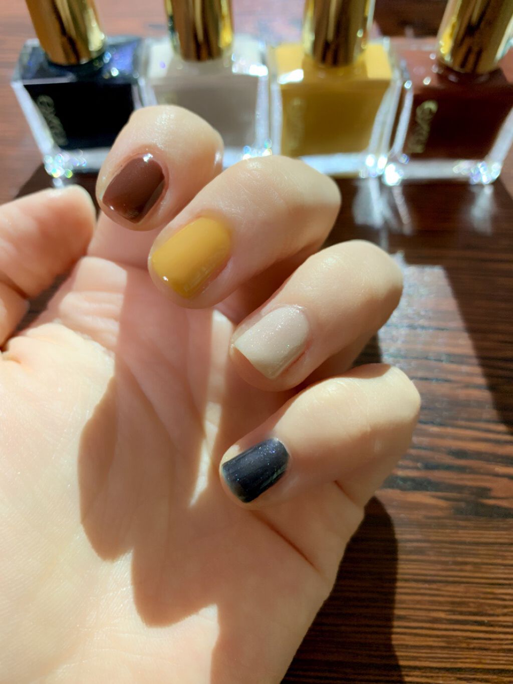 エクセル ネイルポリッシュ N NL25 スターリーナイト/excel/マニキュアを使ったクチコミ（1枚目）