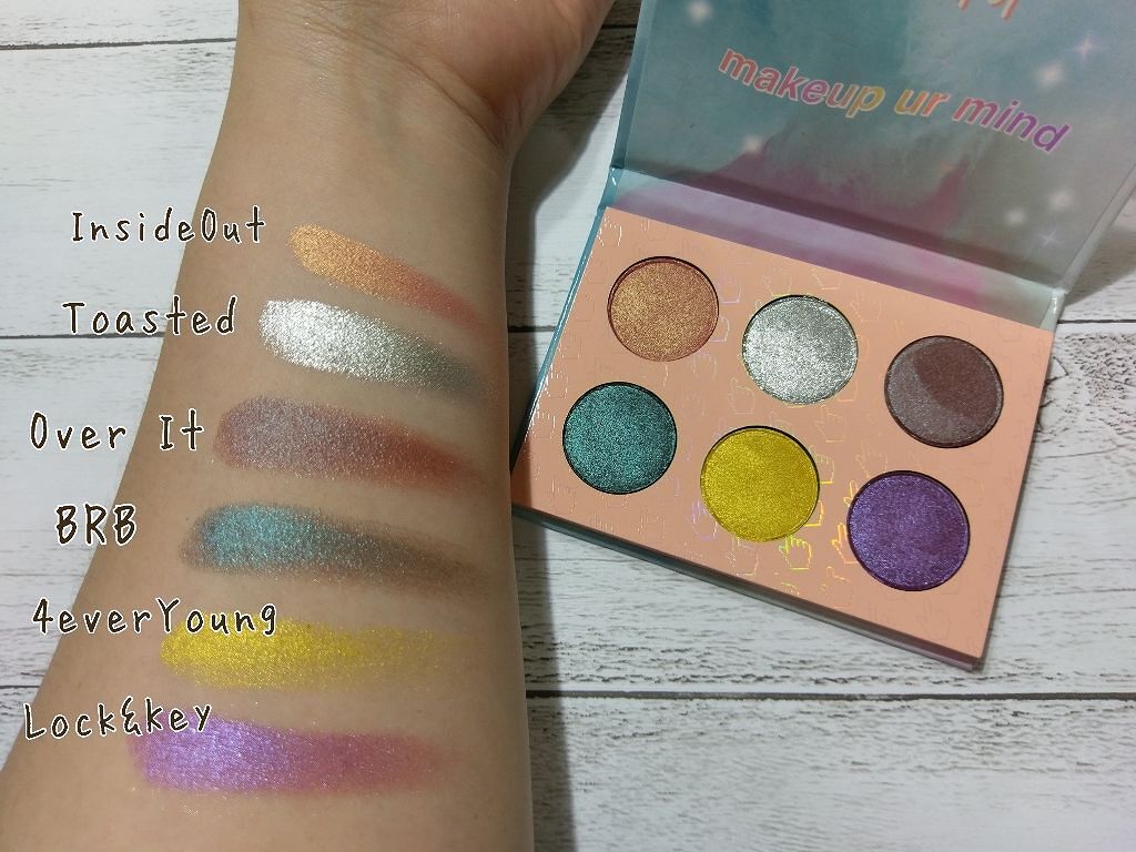 Makeup Ur Mind /ColourPop/アイシャドウパレットを使ったクチコミ(3枚目)