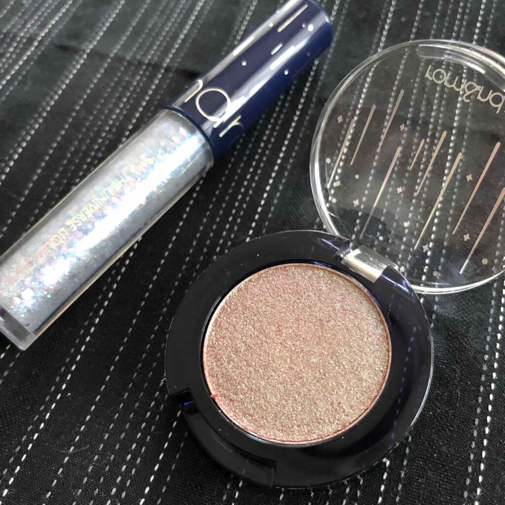 グリッター シャドウ カラー/rom&nd/グリッターを使ったクチコミ(2枚目)