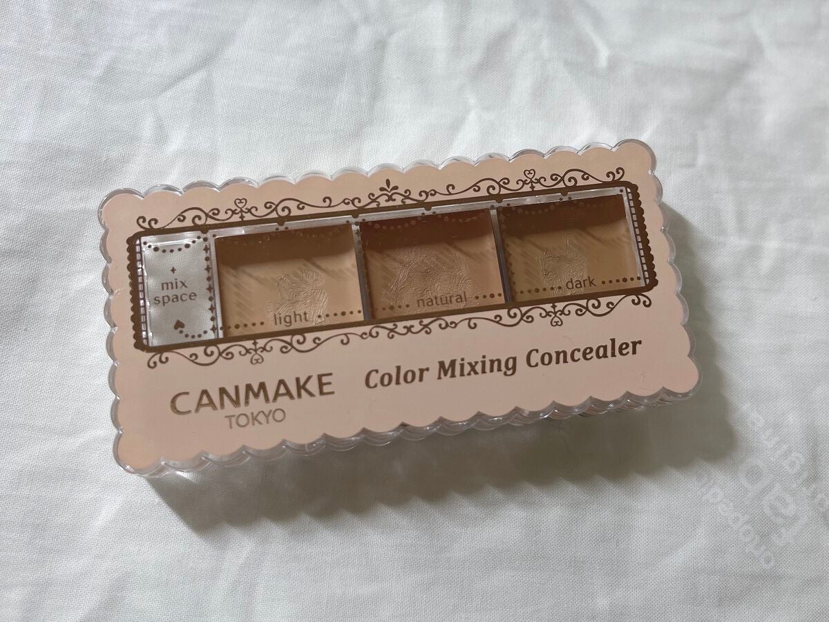 カラーミキシングコンシーラー/キャンメイク/パレットコンシーラーを使ったクチコミ(1枚目)