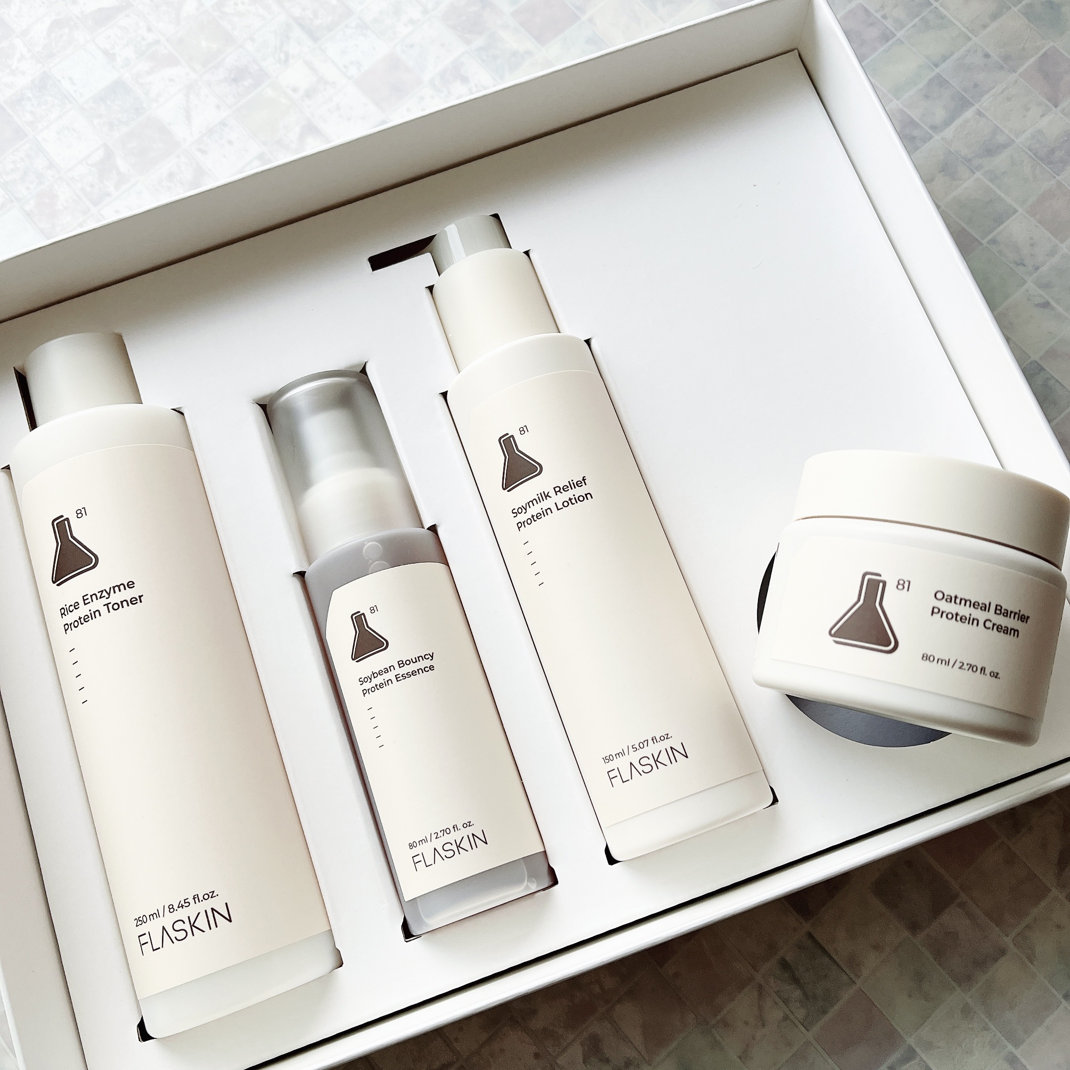 白米一番搾りタンパク質トナー/FLASKIN/化粧水を使ったクチコミ（1枚目）