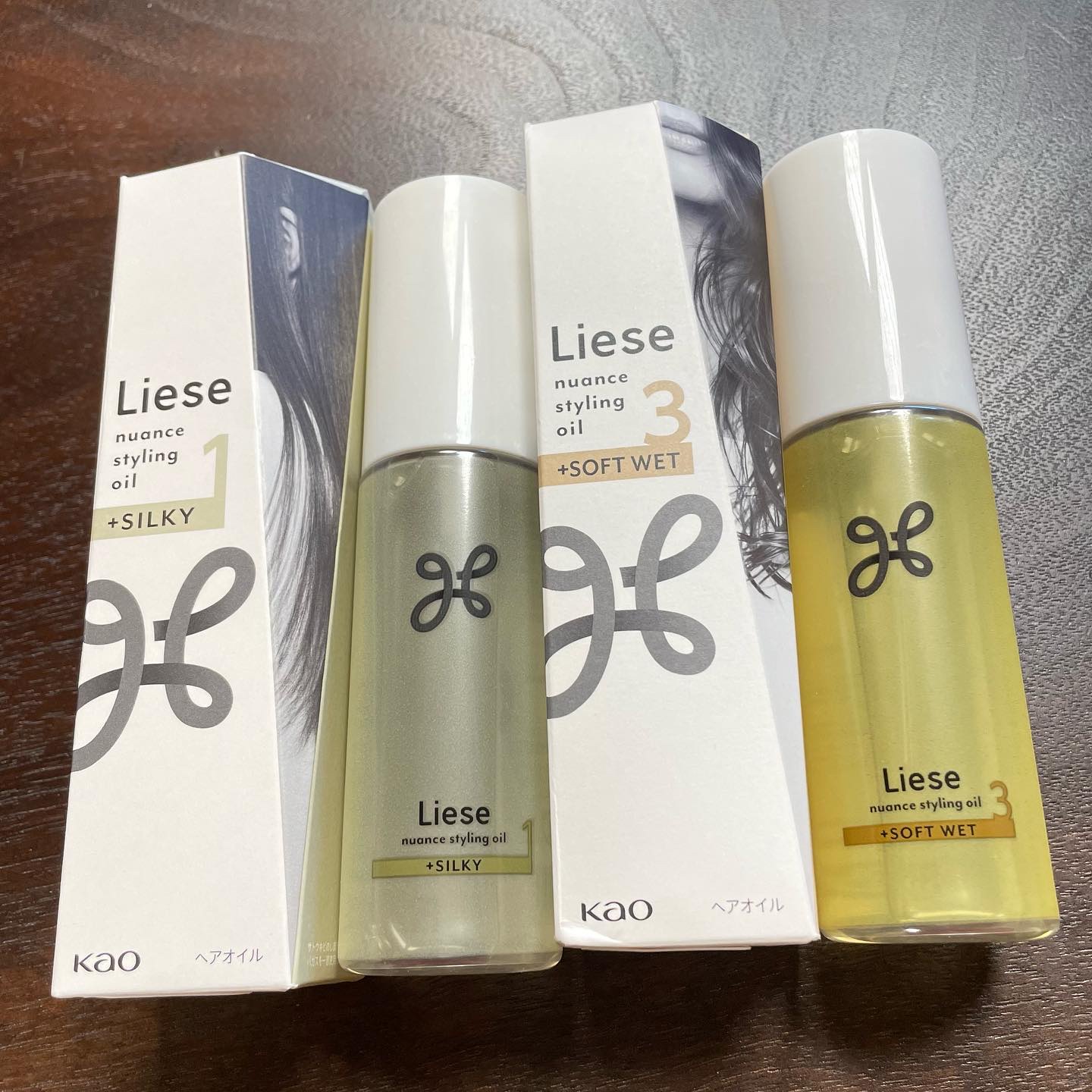 ニュアンススタイリングオイル ＋ソフトウェット/リーゼ/ヘアオイルを使ったクチコミ（3枚目）