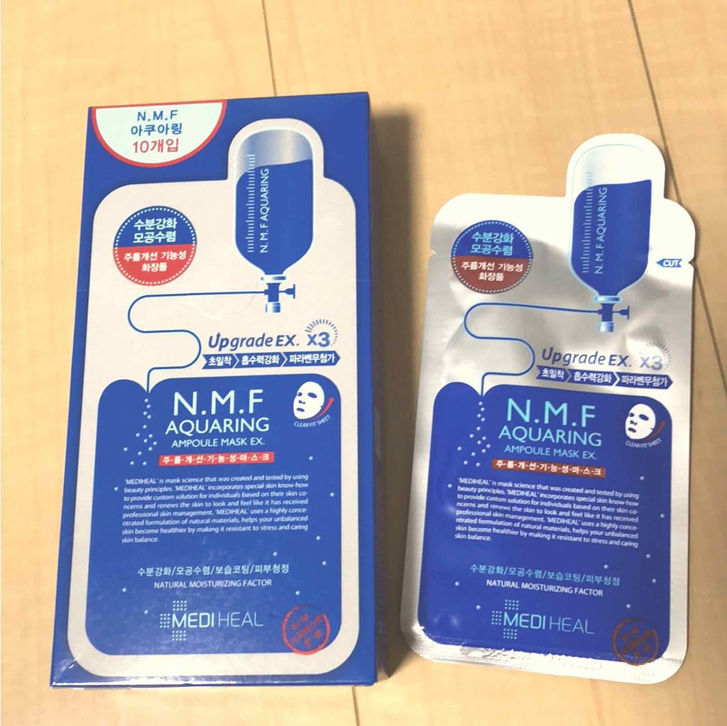 N.M.FアクアアンプルマスクJEX/MEDIHEAL/シートマスク・パックを使ったクチコミ(1枚目)
