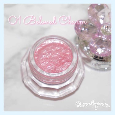 ジルスチュアート クリスタルブルーム ジェリービジュー 01 Beloved Charm/JILL STUART/ジェル・クリームアイシャドウを使ったクチコミ（2枚目）