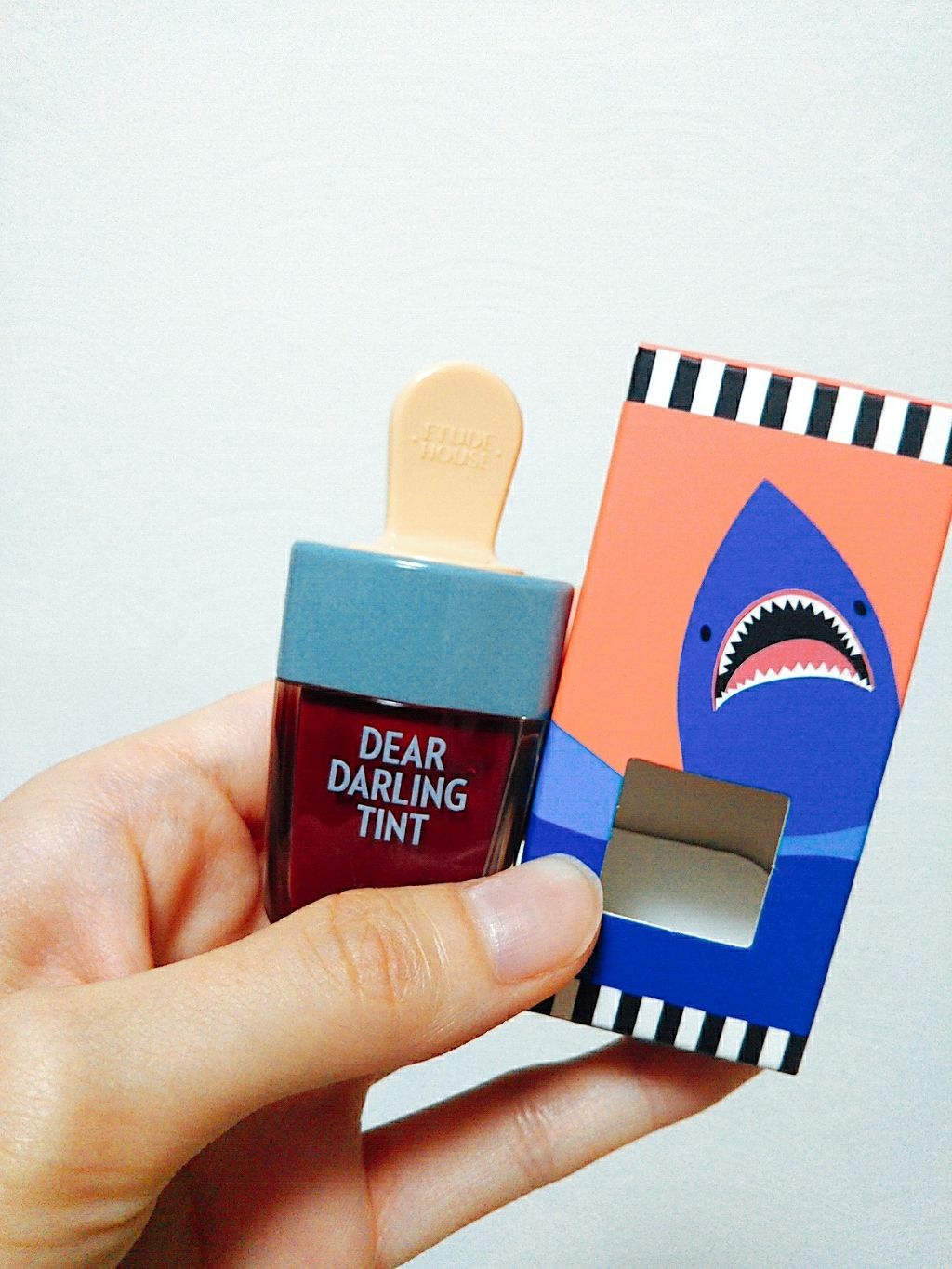 ディアダーリン ウォータージェルティント （アイスティント）/ETUDE/口紅を使ったクチコミ（1枚目）