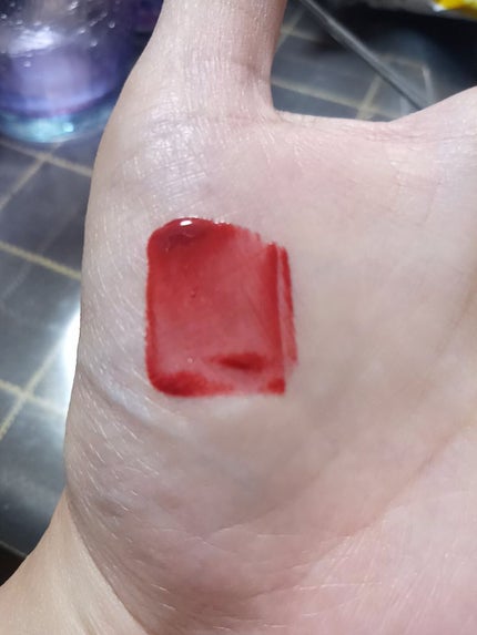 ザグラスタトゥーティント/QUA-T/リップティントを使ったクチコミ(3枚目)