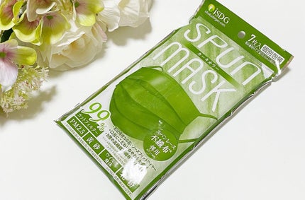 スパンレース不織布カラーマスク/ISDG 医食同源ドットコム/マスクを使ったクチコミ(1枚目)