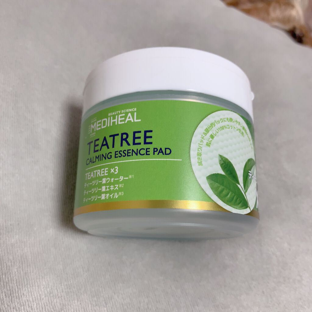 ティーツリーカーミングエッセンスパッド/MEDIHEAL/トナーパッドを使ったクチコミ（2枚目）