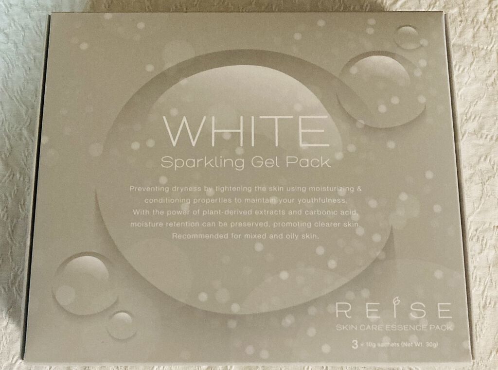 ライゼホワイトスパークリングジェルパック/REISE/洗い流すパック・マスクを使ったクチコミ（1枚目）