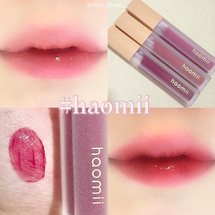 Melty flower lip tint 103 スパークルルビー/haomii/口紅を使ったクチコミ(1枚目)