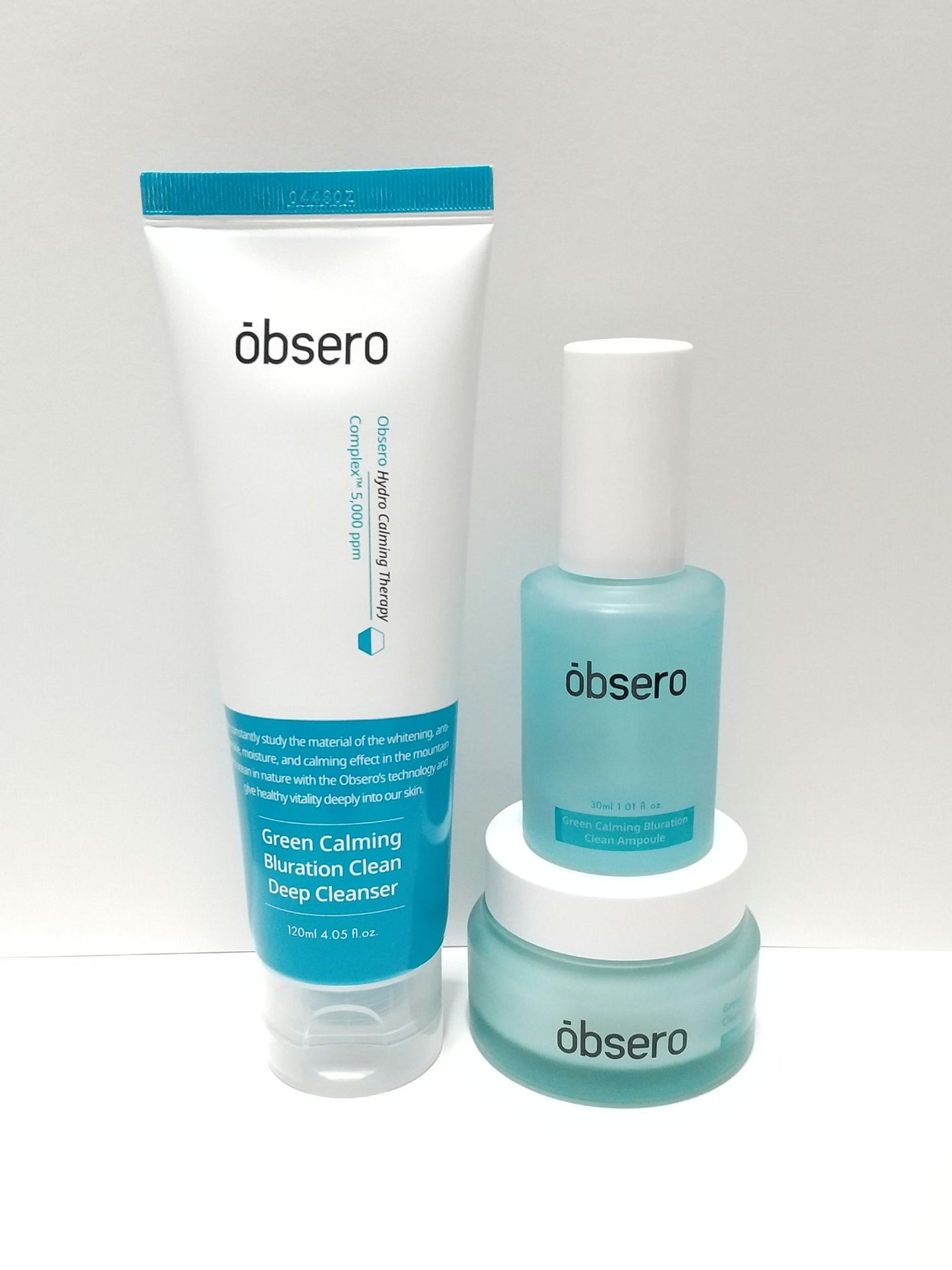 グリーンカーミングブルーレーションクリーンディープクレンザー/obsero/洗顔フォームを使ったクチコミ(3枚目)