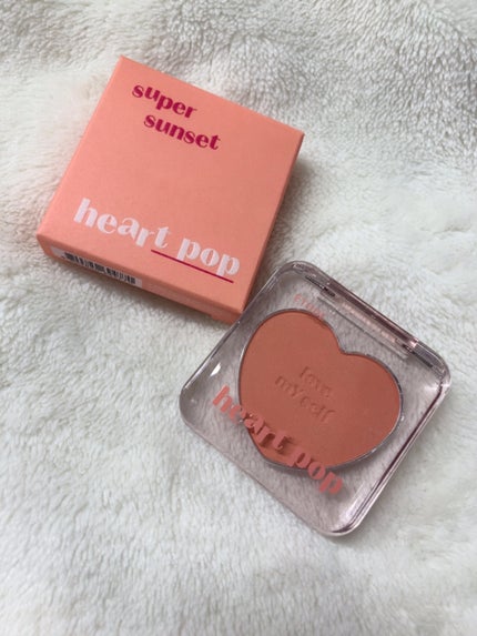 ハートポップブラッシャー/ETUDE/パウダーチークを使ったクチコミ(1枚目)