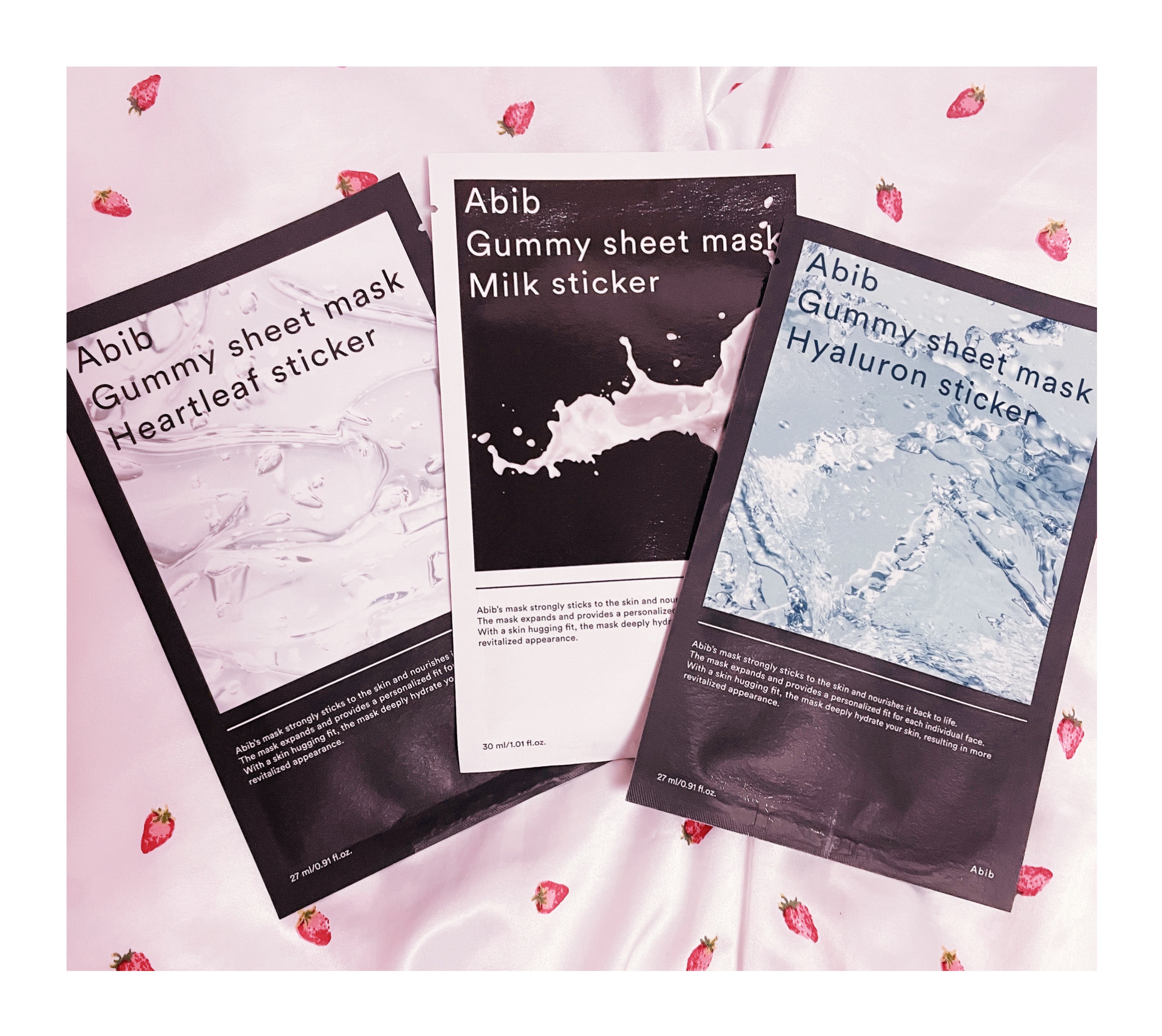 Abibのパック可愛い美容部員の先輩が絶賛してたから購入して使ってみた！

シートのサイズは気持ち小さめだったけど液の量ヒタヒタで、シートもモチモチしててめちゃくちゃ良かった💆‍♀✨

先輩も言ってたけど私もおすすめはMilk stick