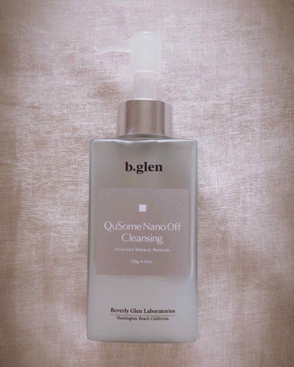 QuSomeナノオフクレンジング/b.glen/クレンジングジェルを使ったクチコミ(1枚目)