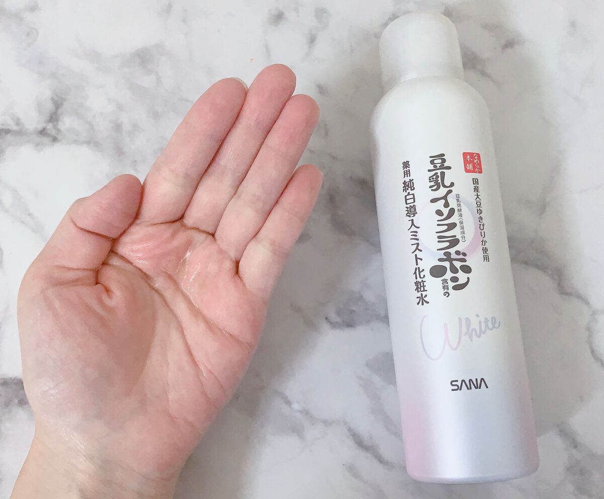 マイクロ純白ミスト化粧水/なめらか本舗/ミスト状化粧水を使ったクチコミ(4枚目)