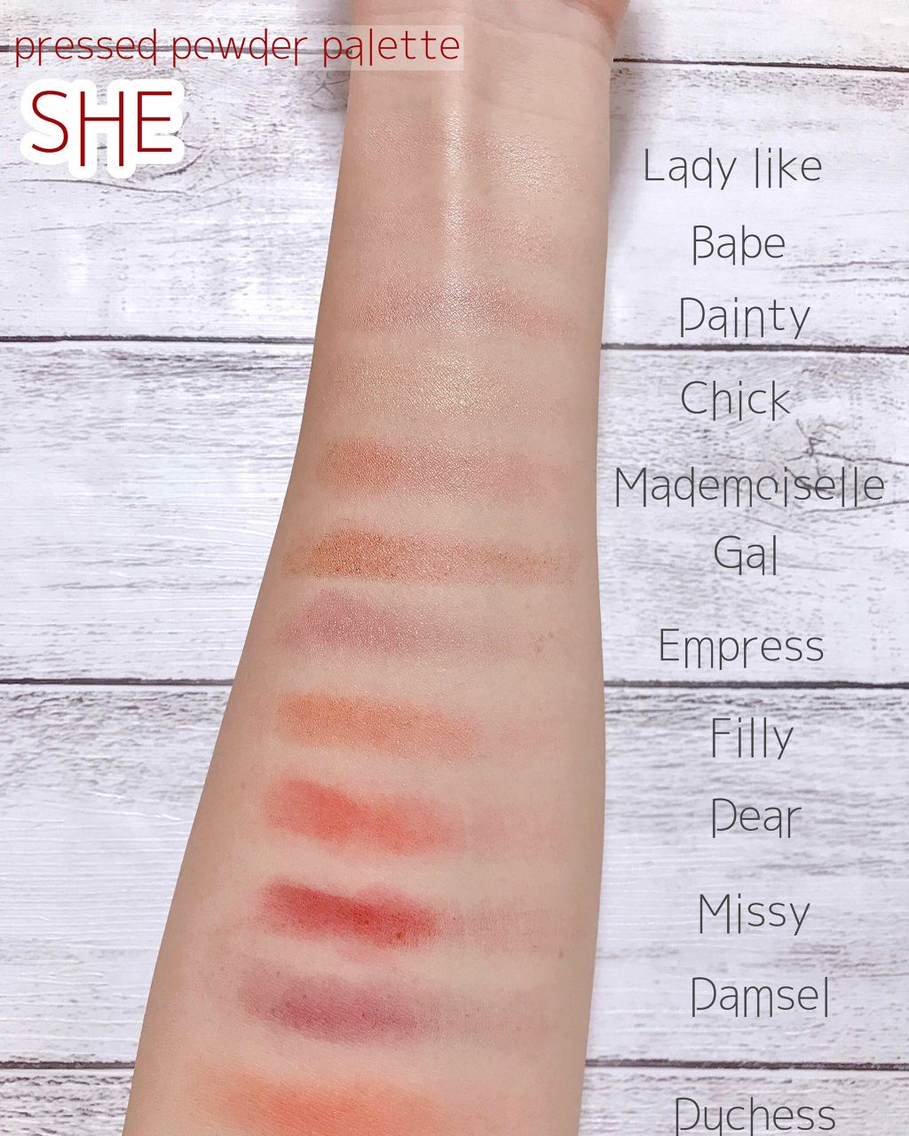Fem Rosa Karrueche - Pressed Powder Shadow Palette - She/ColourPop/アイシャドウパレットを使ったクチコミ(2枚目)