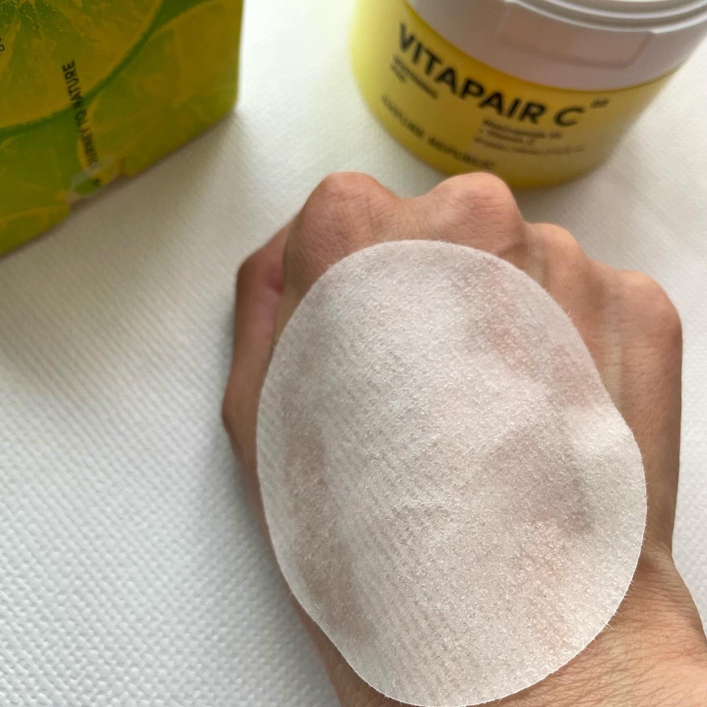 ビタペアC 美容液パッド/ネイチャーリパブリック/トナーパッドを使ったクチコミ(5枚目)