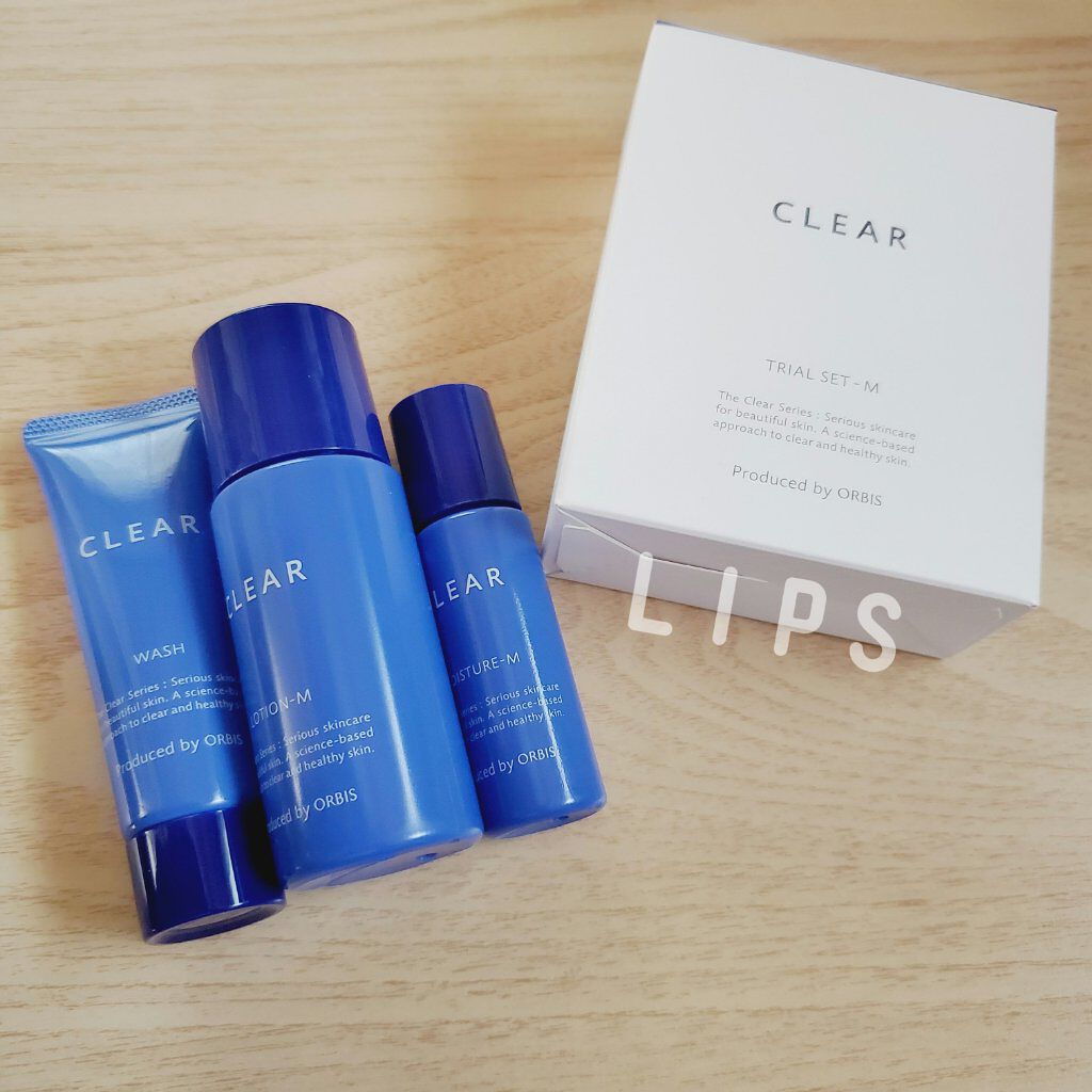 クリアトライアルセット M（しっとりタイプ）/オルビス/トライアルキットを使ったクチコミ（1枚目）
