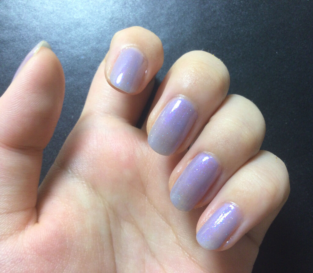 カラフルネイルズ N54 スパークリングラグーン/キャンメイク/マニキュアを使ったクチコミ（2枚目）