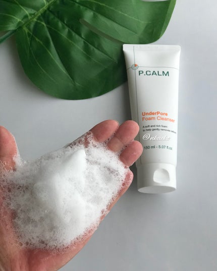 アンダーポアフォームクレンザー/P.CALM/洗顔フォームを使ったクチコミ(3枚目)