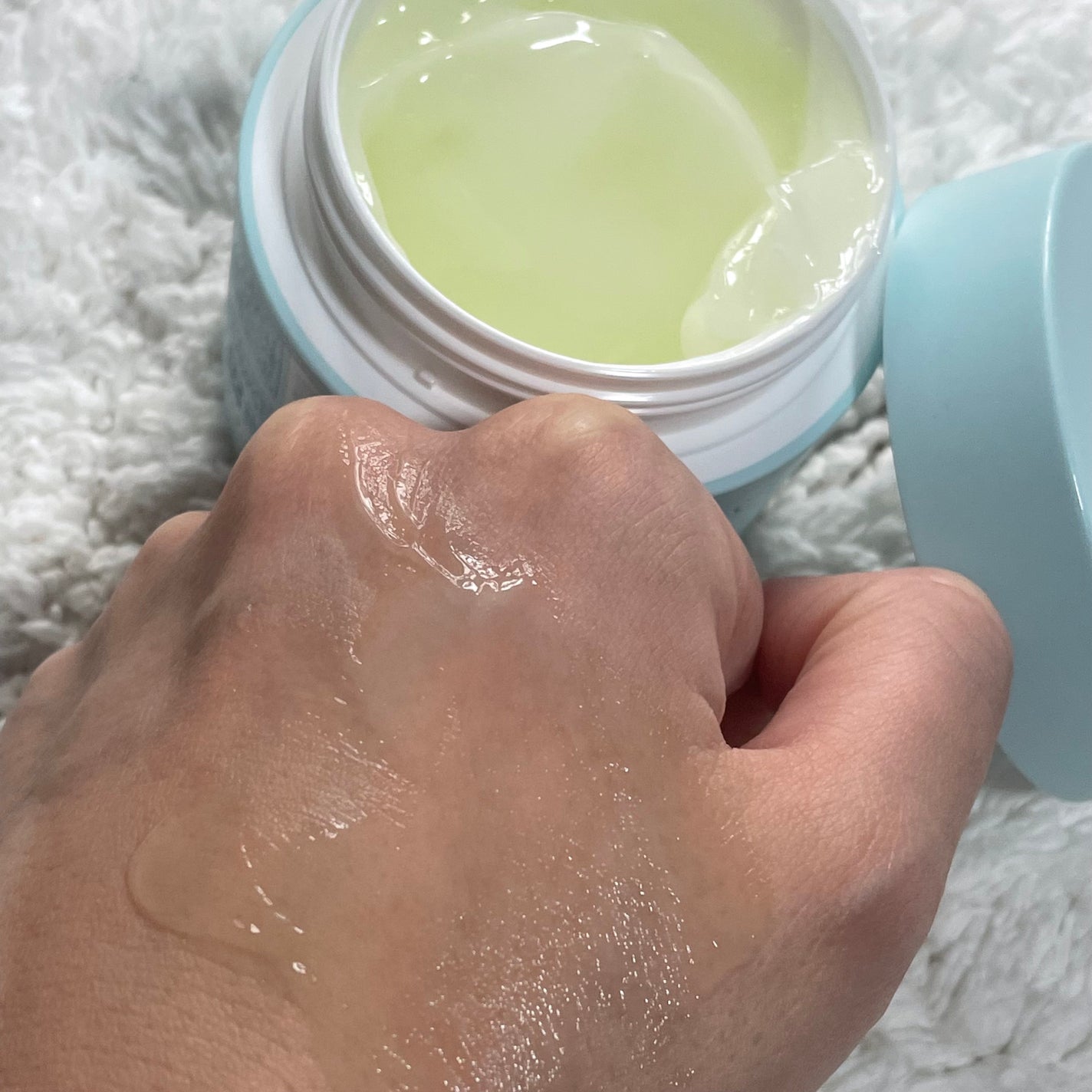 薬用ジェルクリーム/うるおい日本酒コスメ/オールインワン化粧品を使ったクチコミ(4枚目)