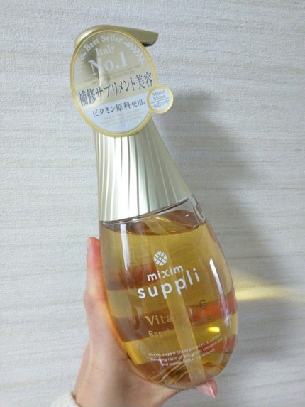 ビタミン リペアシャンプー/コラーゲン リペアヘアトリートメント/mixim suppli/市販シャンプーを使ったクチコミ(1枚目)
