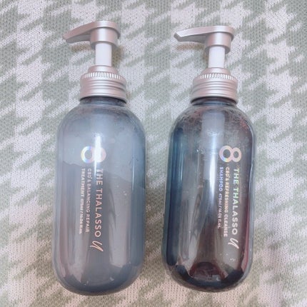 エイトザタラソ ユー CBD&リフレッシング クレンズ 美容液シャンプー/CBD&バランシング ダメージリペア 美容液ヘアトリートメント/エイトザタラソ/市販シャンプーを使ったクチコミ(1枚目)