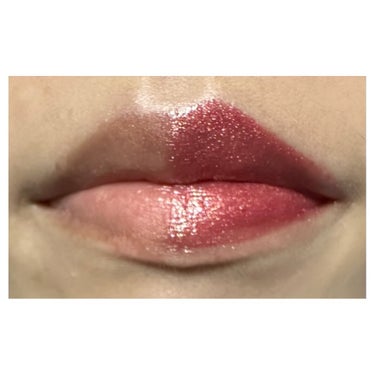 maracuja juicy shimmer glass lip plump/tarte/口紅を使ったクチコミ（2枚目）